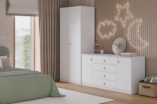 Детская стенка Скарабей Mini - 7 Белый