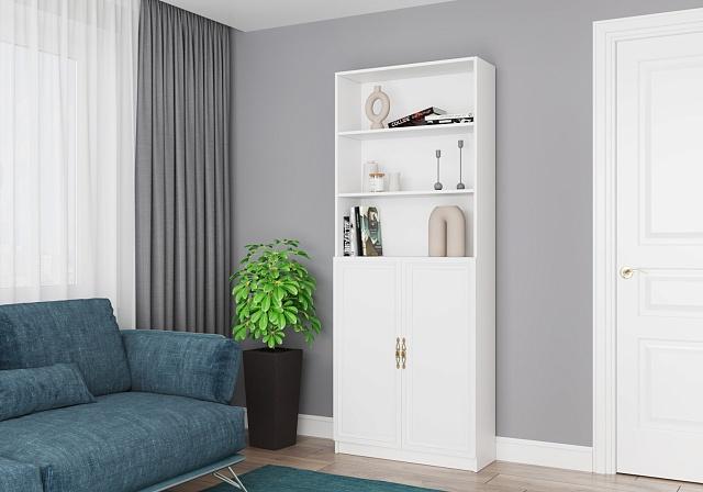 Книжный шкаф Карлос - 26 Белый