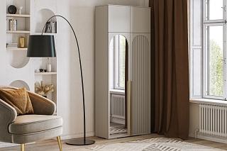 Шкаф распашной Рослин - 2.1 с антресолью Кашемир