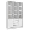 Книжный шкаф Альма - 18 Белый