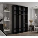 Шкаф распашной Мори - 5 Черный