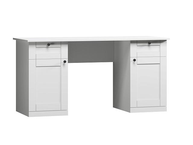 Письменный стол София РАХ - 3 МДФ Белый
