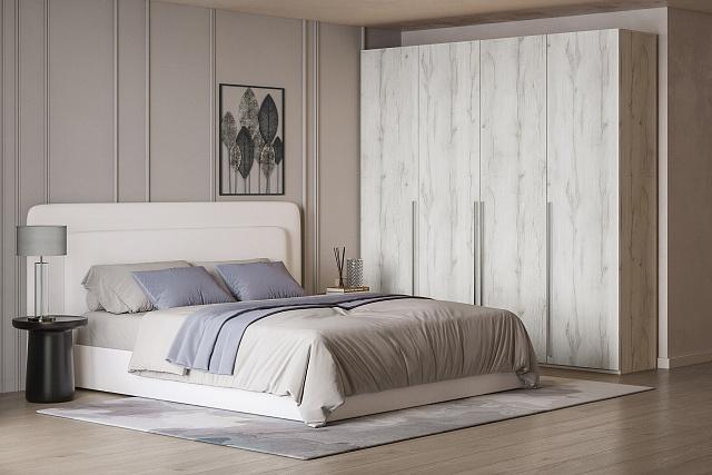 Шкаф распашной Лорена Бест - 4 Крафт Белый