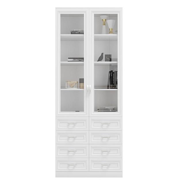 Книжный шкаф Библиограф - 2 №6 Белый