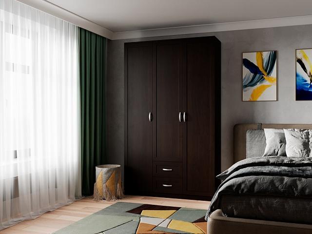 Шкаф распашной Стелла - 6 Венге