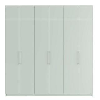 Шкаф распашной Калифорния - 6 с антресолью Пастельный Зеленый