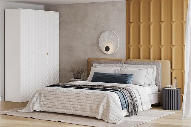 Шкаф распашной Тоди - 3 Белый