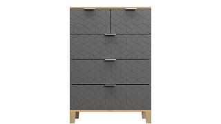 Комод Марвин Йорк - 21 Графит