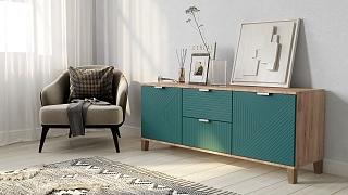 Комод Марвин Йорк - 1 Аквамарин