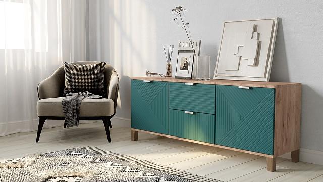 Комод Марвин Йорк - 1 Аквамарин