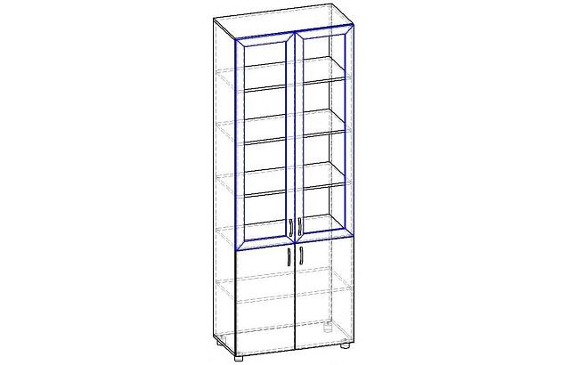 Стеллаж Лидер СТ.030.800-01/03