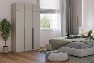 Шкаф распашной Микос - 3 МДФ с антресолью Кашемир