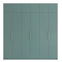 Шкаф распашной Калифорния - 6 с антресолью Сумеречный Голубой