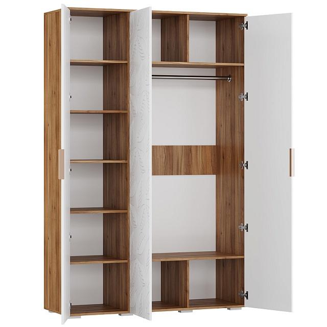 Шкаф распашной Асти - 3 Белый