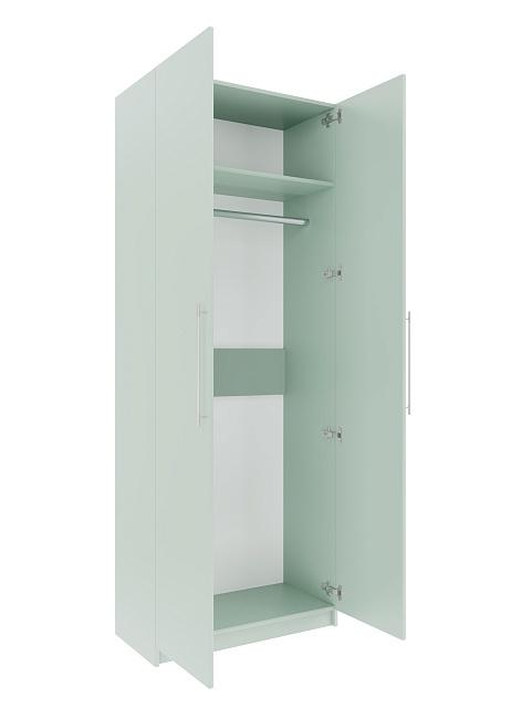 Шкаф распашной Калифорния - 2 Пастельный Зеленый