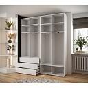 Шкаф распашной Лавис - 4 Белый