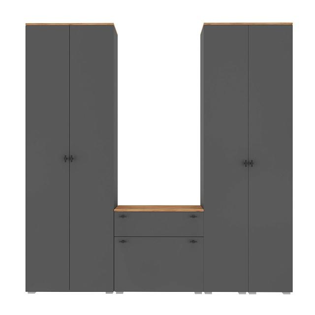 Прихожая Квели - 10 Графит