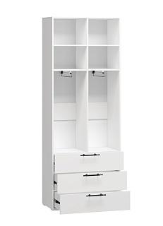 Шкаф распашной Мори-Хелена - 4 Белый
