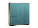 Шкаф распашной София РАХ - 10 МДФ Аквамарин
