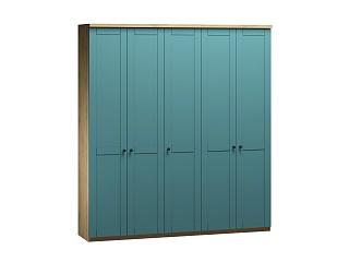 Шкаф распашной София РАХ - 10 МДФ Аквамарин