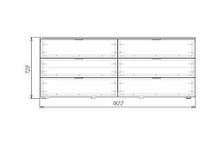 Комод Тоди - 6 Белый