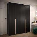 Шкаф распашной Милд - 2 Черный