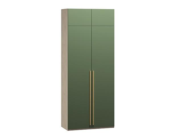 Шкаф распашной Микос - 2 МДФ с антресолью Шарли Green