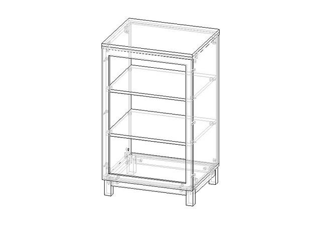 Стеллаж Техас - 2 МДФ