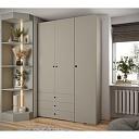 Шкаф распашной Люксор - 3.3 Кашемир