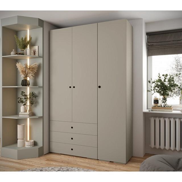 Шкаф распашной Люксор - 3.3 Кашемир