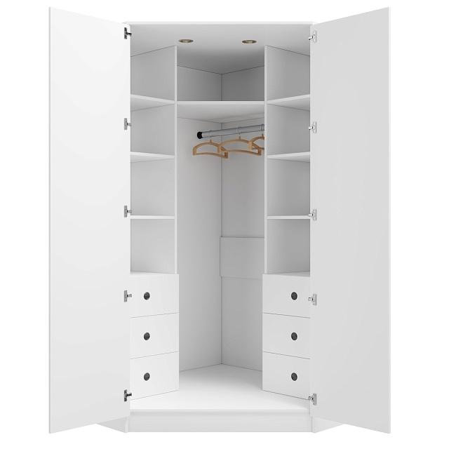 Шкаф угловой Стильный - 2У Белый