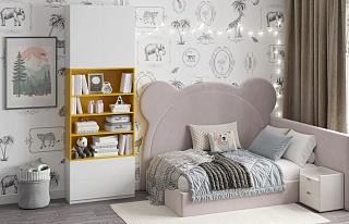 Стеллаж Олли - 3 с дверцей Солнечный Свет