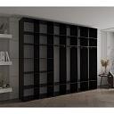 Шкаф распашной Мори - 14 Черный