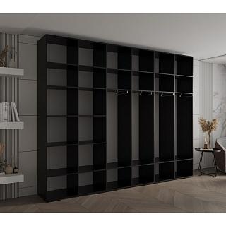 Шкаф распашной Мори - 14 Черный