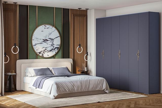 Шкаф распашной Ливан - 6 Деним Супер софт