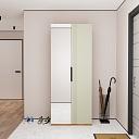 Шкаф распашной Астрис - 1 с зеркалом Сантьяго