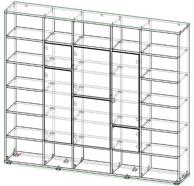 Стеллаж Куб - 4