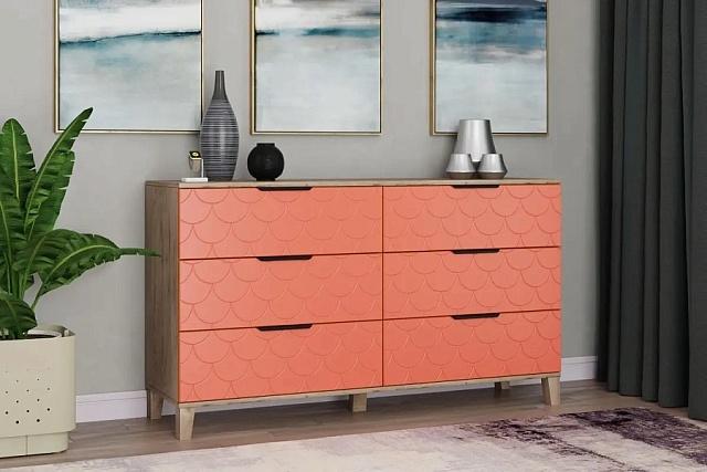 Комод Йорк - 1 Коралл