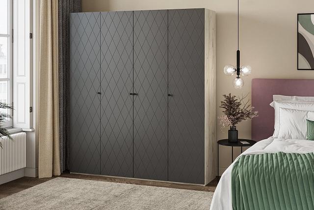 Шкаф распашной Колорадо - 4 МДФ