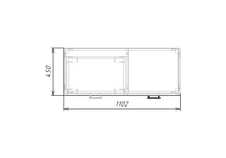 Комод Техас - 2 МДФ