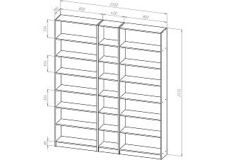 Стеллаж Билли - 06