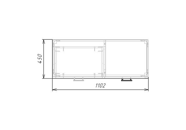 Комод Техас - 2 МДФ