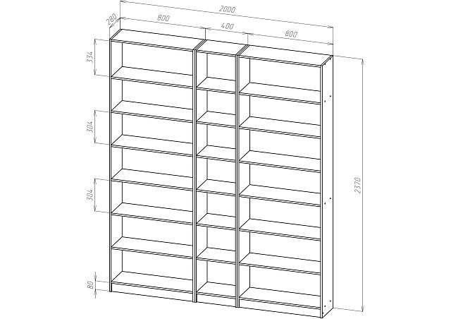 Стеллаж Билли - 06