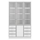 Книжный шкаф Альма - 21 Белый