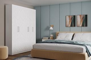 Шкаф распашной Дольче - 5 МДФ Лотос