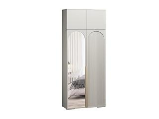 Шкаф распашной Рослин - 2.1 с антресолью Кашемир