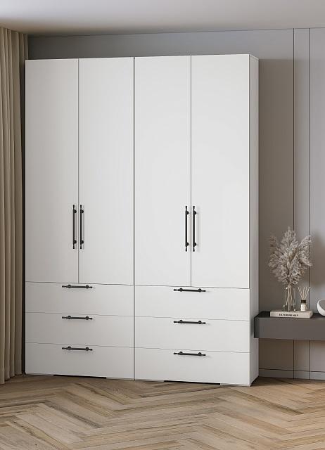 Шкаф распашной Мори-Хелена - 9 Белый