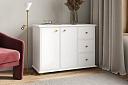 Комод Луиза - 4 МДФ Белый