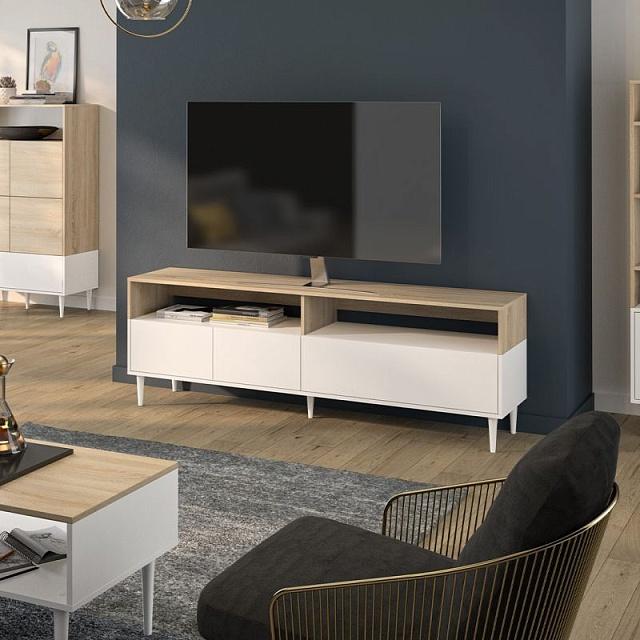 Тумба под ТВ Ниш Белый