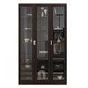 Книжный шкаф Библиограф - 3 №1 Венге